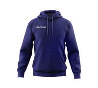 Felpa con Cappuccio New Blu