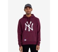 Felpa con cappuccio New Era MLB Regular Mid Logo New York Yankees granata bianco - XXL