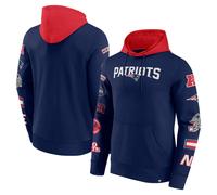 Felpa con cappuccio NFL Hoody New England Patriots Fleece Patched Out