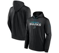 Felpa con cappuccio NHL San Jose Sharks Hoody Rinkside Authentic Pro Performance