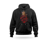 Felpa con Cappuccio Nightmare Freddy Krueger Fans Horror Nera Uomo Donna Bambino