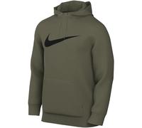 Nike Felpa Fitness Dri-Fit con Cappuccio Dry Graphic - Uomo, Medium Olive/Black, CZ2425-222, M