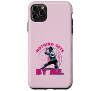 Felpa con cappuccio Nothing Gets By Me Softball Catcher Custodia per iPhone 11 Pro Max