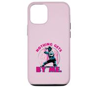 Felpa con cappuccio Nothing Gets By Me Softball Catcher Custodia per iPhone 12/12 Pro