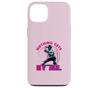 Felpa con cappuccio Nothing Gets By Me Softball Catcher Custodia per iPhone 13