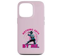Felpa con cappuccio Nothing Gets By Me Softball Catcher Custodia per iPhone 13 Pro
