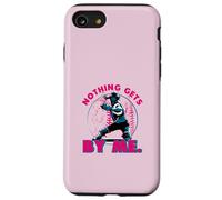 Felpa con cappuccio Nothing Gets By Me Softball Catcher Custodia per iPhone SE (2020) / 7/8