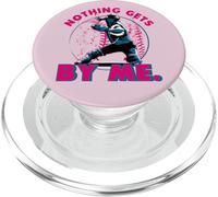 Felpa con cappuccio Nothing Gets By Me Softball Catcher PopSockets PopGrip per MagSafe