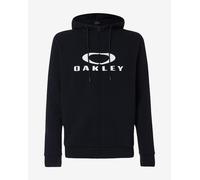 Felpa con cappuccio Oakley Bark 2.0 Full Zip nero bianco - M