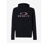 Felpa con cappuccio Oakley Bark 2.0 Full Zip nero logo EEUU - XL
