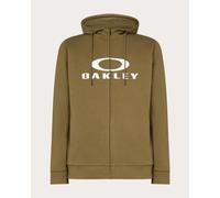 Felpa con cappuccio Oakley Bark 2.0 Full Zip verde marrone militare - S