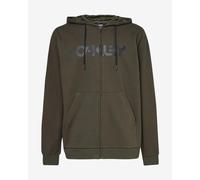 Felpa Oakley Teddy Full Zip New Dark Brush-Nero M Nero