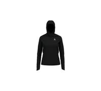 Odlo Women's Run Easy Mid Layer Hoody Black Melange Felpa da corsa