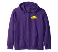 Felpa con Cappuccio Oregon State Flag - Castoro Felpa con Cappuccio, Unisex per Adulti, Viola, S