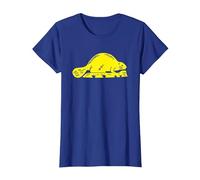 Felpa con Cappuccio Oregon State Flag - Castoro Maglietta, Donna, Blu Reale, 3XL