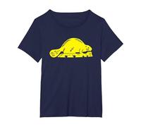 Felpa con Cappuccio Oregon State Flag - Castoro Maglietta, Donna Plus-Size, Navy, 3X