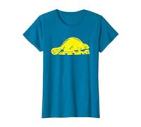 Felpa con Cappuccio Oregon State Flag - Castoro Maglietta, Donna, Zaffiro, XL