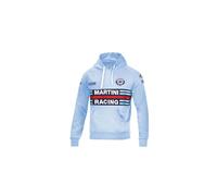 Felpa con Cappuccio Originale Martini Racing Celeste Taglia S HOODIE - Tessuto 3