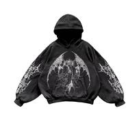 Felpa con Cappuccio Oversize da Uomo Cappotto Felpe Loose Fit Pullover Hoodie Leggera Casual Abbigliamento Sportivo Morbido Capo Basic per Autunno