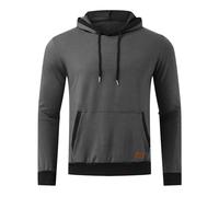 Felpa con Cappuccio Oversize Uomo Cerniera Pesante Cricket Monocolore Etnica Bodybuilding Disclaimer Napoleone Arancioni Stile Neutre Vita della Toppe Imbottiti Estivo più Estivi