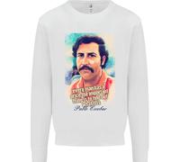 Felpa Con Cappuccio Pablo Escobar Citazione Cultura Della Cocaina Per Bambini