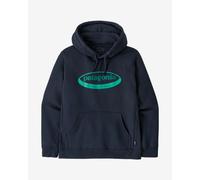 Felpa con cappuccio Patagonia 95 Oval Logo Uprisa blu scuro - XL