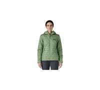 Patagonia - Giacca leggera in PrimaLoft® - W's Nano Puff Hoody Ellwood Green per Donne in Pelle - Taglia S - Verde