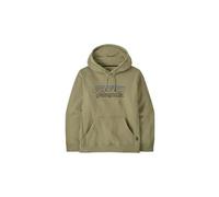Felpa con cappuccio Patagonia P-6 Logo Uprisal verde kaki - S
