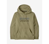 Felpa con cappuccio patagonia p 6 logo uprisal hoody verde unisex