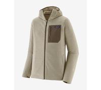 Felpa con cappuccio Patagonia R1 Air Full Zip beige - L