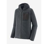 Felpa con cappuccio Patagonia R1 Air Full Zip grigia - S