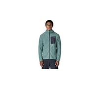 Felpa con cappuccio patagonia r1 air full zip hoody blu uomo
