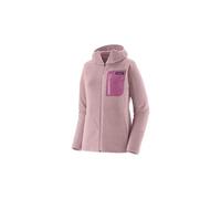 Patagonia - Pile goffrato ad asciugatura rapida con zip - W's R1 Air Full-Zip Hoody Quiet Violet per Donne in Poliestere Riciclato - Taglia L - Viola