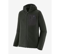 Felpa con cappuccio Patagonia R1 Air Full Zip verde scuro - S