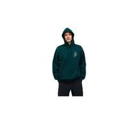 Felpa con cappuccio peak performance terry graphic hood verde uomo
