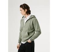 Felpa con cappuccio Pepe Jeans Macbeth Melange full zip verde argilla - XL