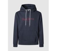Felpa con cappuccio Pepe Jeans Macbeth Plain blu oceano - M