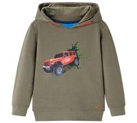 vidaXL Felpa con Cappuccio per Bambini Cachi 140