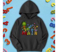 Felpa con cappuccio per bambini Caterpillar Design Number Day Ideas per...