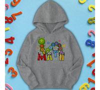 Felpa con cappuccio per bambini Caterpillar Design Number Day Ideas per...