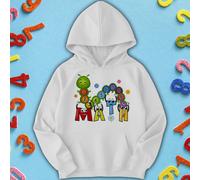 Felpa con cappuccio per bambini Caterpillar Design Number Day Ideas per...