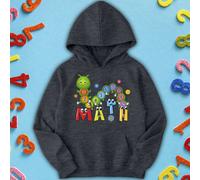 Felpa con cappuccio per bambini Caterpillar Design Number Day Ideas per...