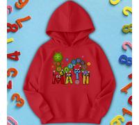 Felpa con cappuccio per bambini Caterpillar Design Number Day Ideas per...