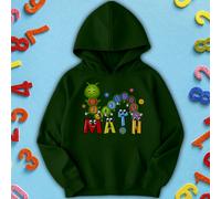 Felpa con cappuccio per bambini Caterpillar Design Number Day Ideas per...