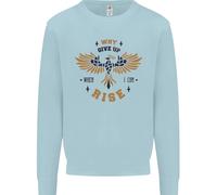 Felpa Con Cappuccio Per Bambini Con Citazione Motivazionale Rising Phoenix