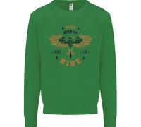 Felpa Con Cappuccio Per Bambini Con Citazione Motivazionale Rising Phoenix