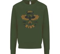 Felpa Con Cappuccio Per Bambini Con Citazione Motivazionale Rising Phoenix