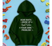 Felpa con cappuccio per bambini con idee per bambini e ragazze Matematica...