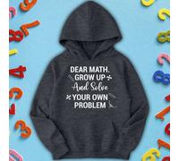 Felpa con cappuccio per bambini con idee per bambini e ragazze Matematica...