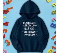 Felpa con cappuccio per bambini con idee per bambini e ragazze Matematica...